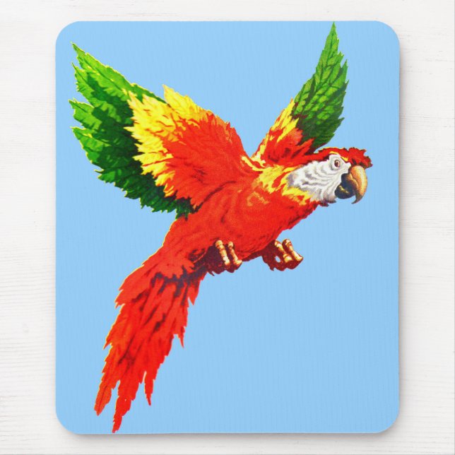 Alfombrilla De Ratón loro volador (Frente)