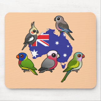 Alfombrilla De Ratón Loros australianos