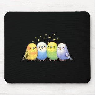 Alfombrilla De Ratón Loros Periquitos Loro Loros Divertidos Periquitos