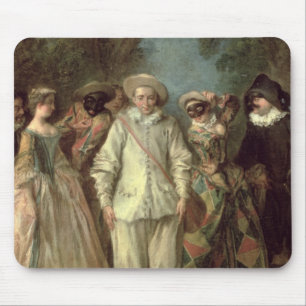 Alfombrilla De Ratón Los actores del dell'Arte de Commedia