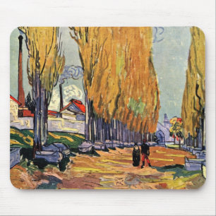 Alfombrilla De Ratón Los Alyscamps (Cementerio) por Vincent van Gogh