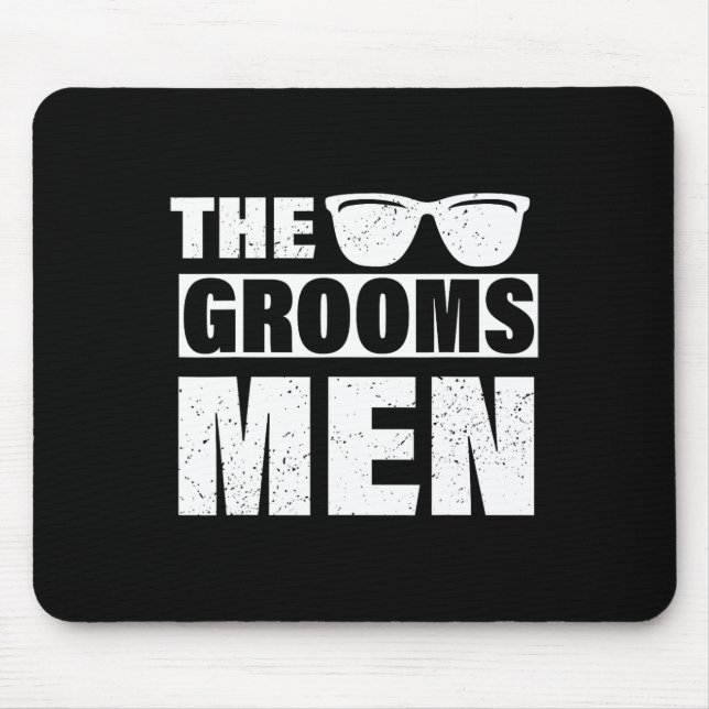 Alfombrilla De Ratón Los amigos del novio fiesta de soltero Stag Gag Me (Frente)