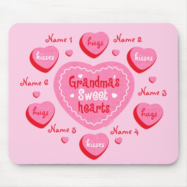Alfombrilla De Ratón Los amores de la abuela personalizaron Mousepad (Frente)