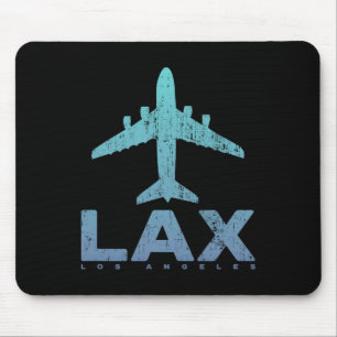 Alfombrilla De Ratón Los Ángeles California Código de aeropuerto Lax La