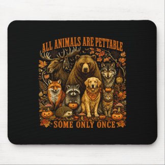 Alfombrilla De Ratón Los animales son mimosos solo algunos vintage retr