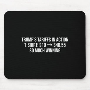 Alfombrilla De Ratón Los aranceles de Trump en acción son graciosos ant