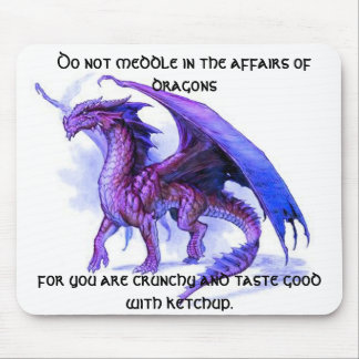 Alfombrilla De Ratón Los asuntos de dragones