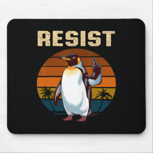 Alfombrilla De Ratón Los avispones de pingüino resisten a los graciosos