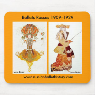Alfombrilla De Ratón Los ballets Russes Mousepad de Diaghilev