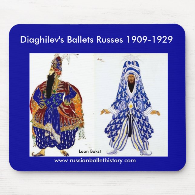 Alfombrilla De Ratón Los ballets Russes Mousepad de Diaghilev (Frente)