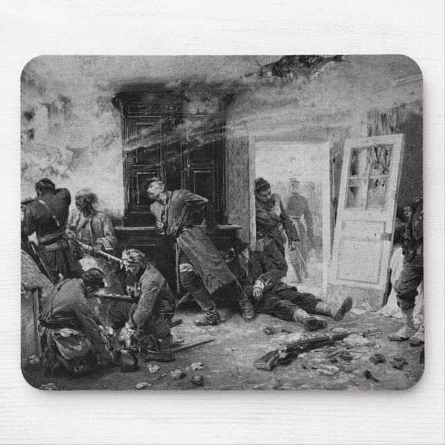 Alfombrilla De Ratón Los cartuchos pasados en Balan cerca del sedán, (Frente)