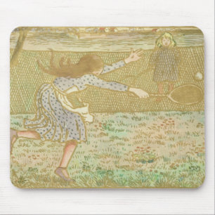 Alfombrilla De Ratón Los chicas de Camille Pissarro el que juegan a