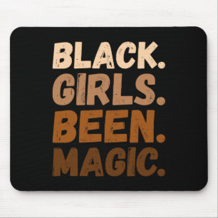 Alfombrilla De Ratón Los Chicas negros fueron la magia Melanin African 