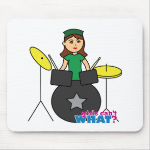 Alfombrilla De Ratón  ¿Los Chicas no pueden qué? Diseño personalizad
