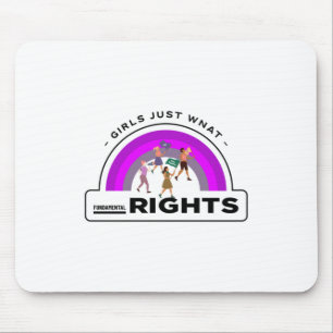 Alfombrilla De Ratón Los chicas solo quieren derechos fundamentales
