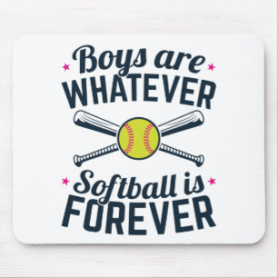 Alfombrilla De Ratón Los chicos son lo que sea que el Softball sea para