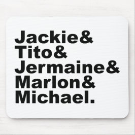 Alfombrilla De Ratón Los cinco hermanos cantantes de Gary, Indiana