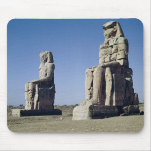 Alfombrilla De Ratón Los colosos de Memnon, estatuas de Amenhotep