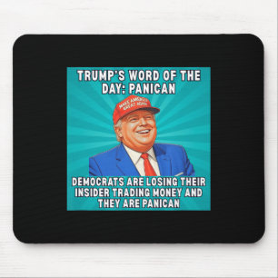 Alfombrilla De Ratón Los demócratas meme de Trump pierden su tradin int