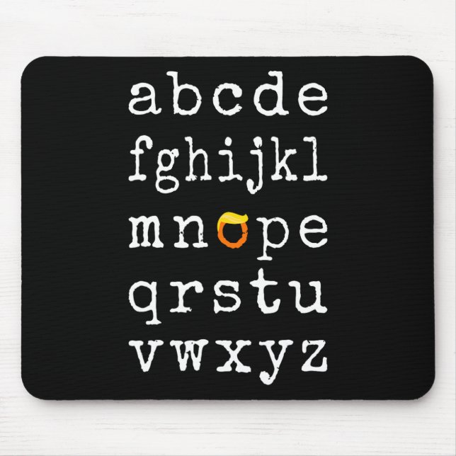 Alfombrilla De Ratón Los demócratas se burlan de Trump en las eleccione (Frente)