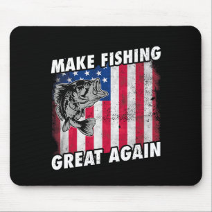 Alfombrilla De Ratón Los divertidos regalos de Trump sobre pesca