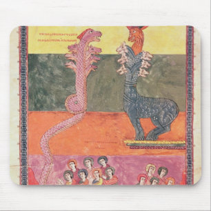 Alfombrilla De Ratón Los dragones, de Girona Beatus