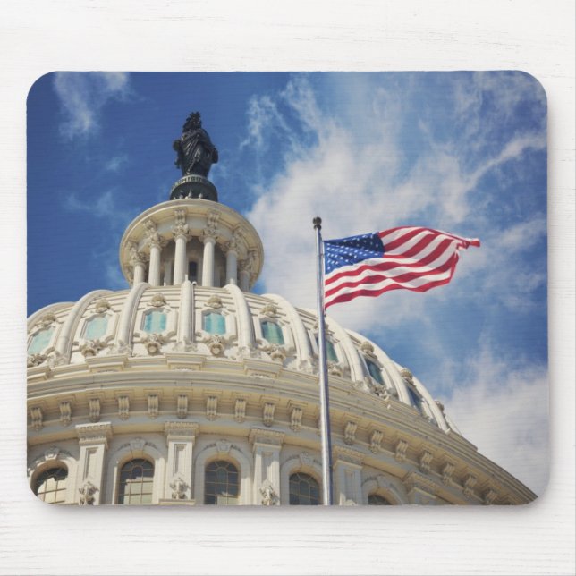 Alfombrilla De Ratón Los E.E.U.U., Columbia, Washington DC, edificio (Frente)