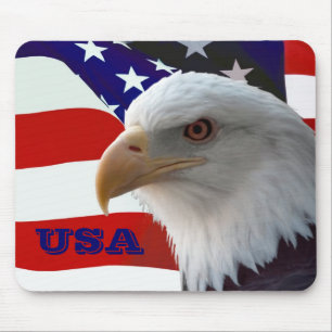 Alfombrilla De Ratón Los E.E.U.U. Eagle Mousepad