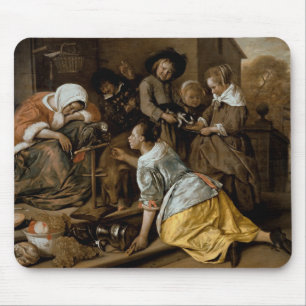Alfombrilla De Ratón Los efectos de la intemperancia, c.1663-65