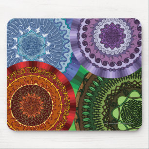 Alfombrilla De Ratón Los elementos Mandalas Mousepad