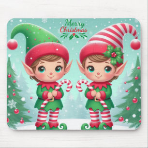 Alfombrilla De Ratón Los elfos de los Navidades