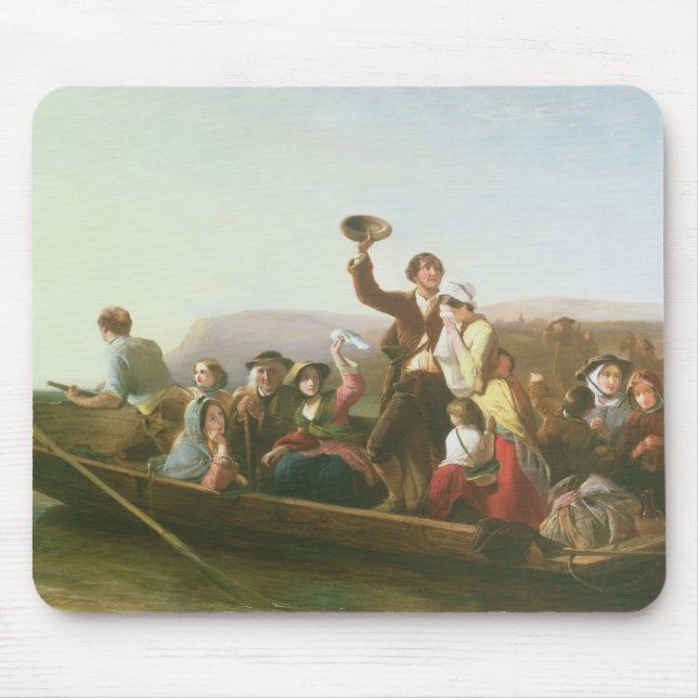 Alfombrilla De Ratón Los emigrantes (Frente)