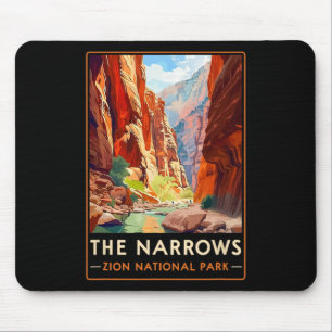 Alfombrilla De Ratón Los estrechos Parque Nacional Zion Senderismo Natu