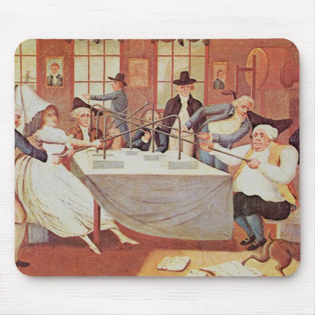 Alfombrilla De Ratón Los experimentos de Benjamin Franklin con (Frente)