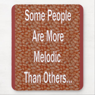 Alfombrilla De Ratón Los frijoles son la fruta musical