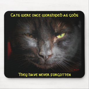 Alfombrilla De Ratón Los gatos eran adorados, no olvidan