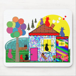 Alfombrilla De Ratón Los gatos están asumiendo el control el mousepad