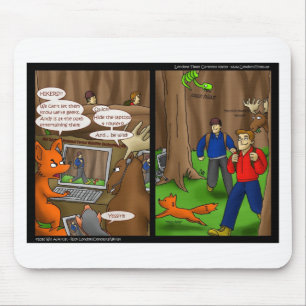 Alfombrilla De Ratón Los Geeks Son Animales Salvajes Graciosos Tarjetas