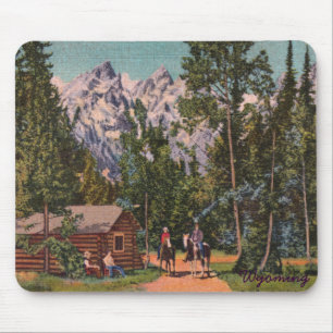 Alfombrilla De Ratón Los grandes tetones - Wyoming