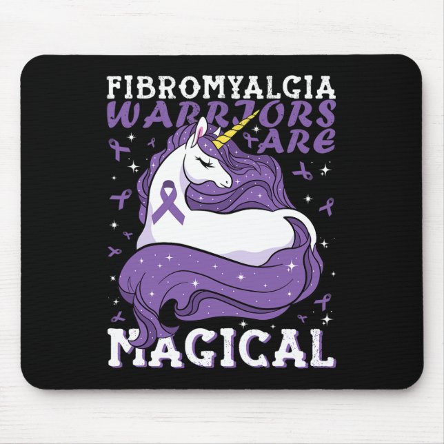 Alfombrilla De Ratón Los Guerreros De Fibromialgia Son Amantes Magicos  (Frente)