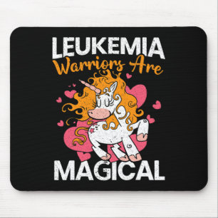 Alfombrilla De Ratón Los guerreros son la magia de la leucemia unicorni