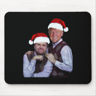 Alfombrilla De Ratón Los hermanos Trump Vance 2024 Santa Funny Trump Va