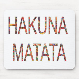 Alfombrilla De Ratón Los hermosos colores de la cosecha africana Hakuna