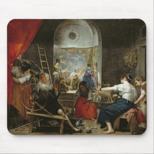 Alfombrilla De Ratón Los hilanderos, o la fábula del Arachne, 1657