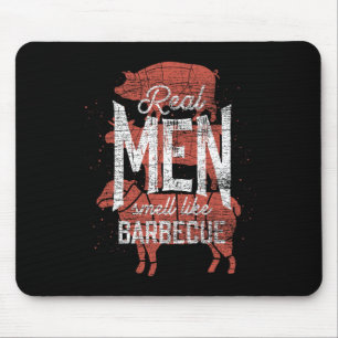 Alfombrilla De Ratón Los hombres de verdad huelen como hombres de carne