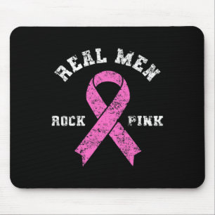 Alfombrilla De Ratón Los hombres rockean rosado - Luchando contra el cá