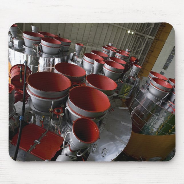 Alfombrilla De Ratón Los impulsores de la nave espacial Soyuz TMA-14 2 (Frente)