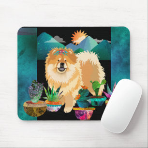 Alfombrilla De Ratón LOS JARDINES ME HACEN SONRER Chow - Mousepad