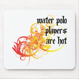 Alfombrilla De Ratón Los jugadores de polo del agua son calientes