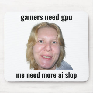 Alfombrilla De Ratón Los jugadores necesitan GPU divertido Meme Alfombr